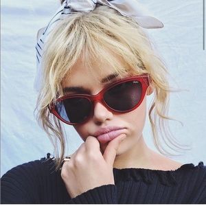 Quay Rizzo Sunglasses (Red)